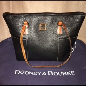 Dooney & Bourke Pebbled Leather Helena Tote